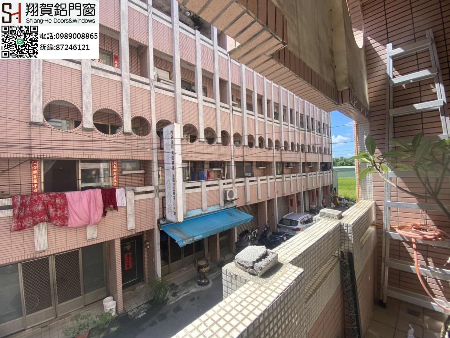 台中大樓隱形鐵窗安裝